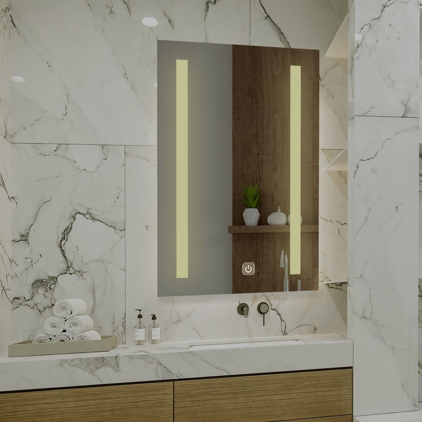 Modern Design LED Rectangular Bathroom Mirror