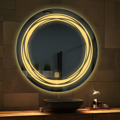 Premium Decorative LED Bathroom Wall Mirror